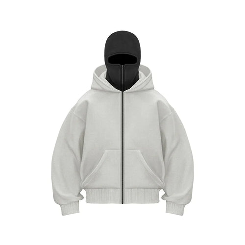 Double Hood Fleece-Lined Sweater